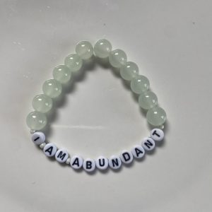 I Am Abundant - Affirmation Bracelet